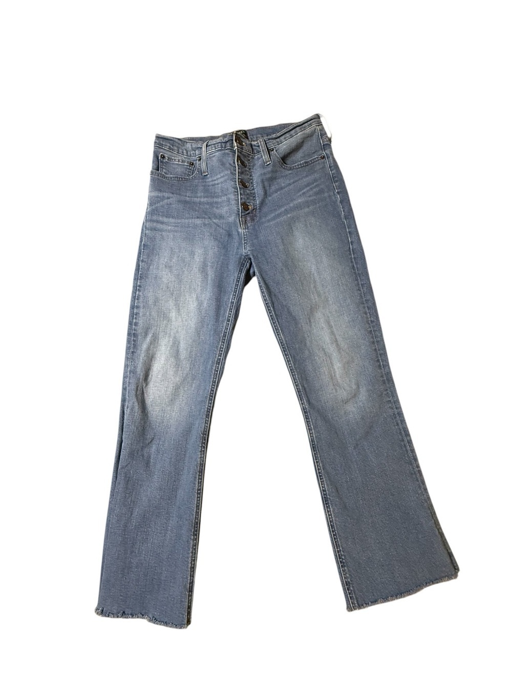 J Crew High Rise Crop Flare Jeans Size 30